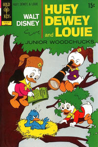 Cover Thumbnail for Walt Disney Huey, Dewey and Louie Junior Woodchucks (Western, 1966 series) #15 [Gold Key]