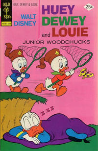 Cover Thumbnail for Walt Disney Huey, Dewey and Louie Junior Woodchucks (Western, 1966 series) #34 [Gold Key]