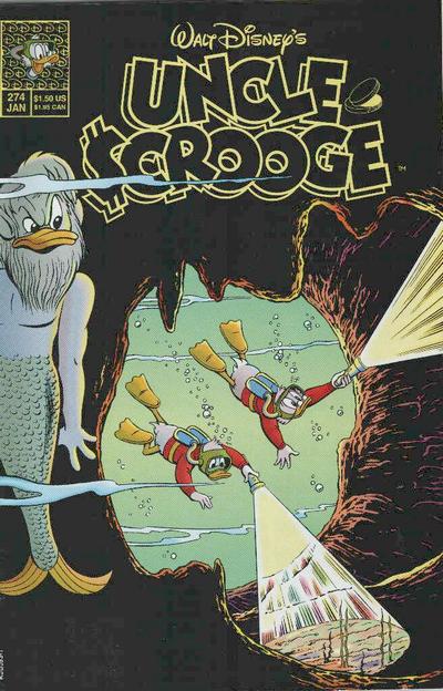 Cover for Walt Disney's Uncle Scrooge (Disney, 1990 series) #274 [Direct]