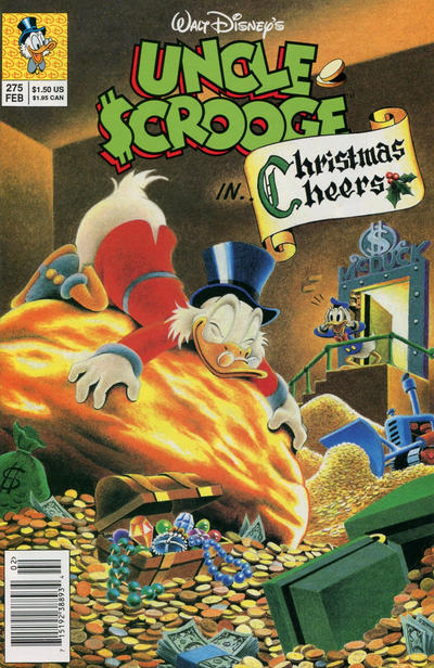 Cover for Walt Disney's Uncle Scrooge (Disney, 1990 series) #275 [Newsstand]