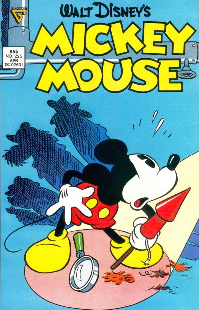 Cover for Mickey Mouse (Gladstone, 1986 series) #225 [Newsstand]