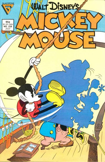 Cover for Mickey Mouse (Gladstone, 1986 series) #228 [Direct]