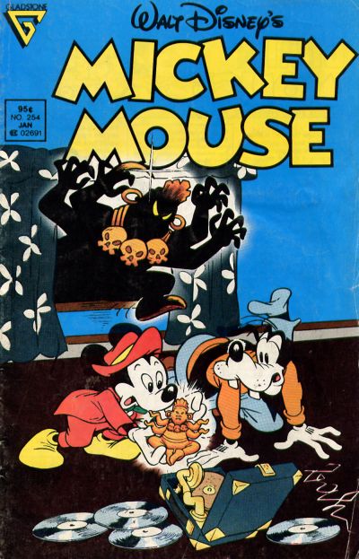 Cover for Mickey Mouse (Gladstone, 1986 series) #254 [Newsstand]