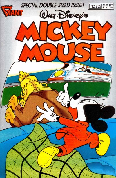 Cover for Mickey Mouse (Gladstone, 1986 series) #255
