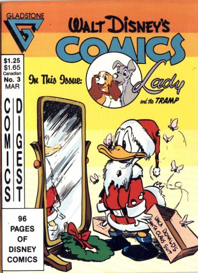 Cover for Walt Disney's Comics Digest (Gladstone, 1986 series) #3