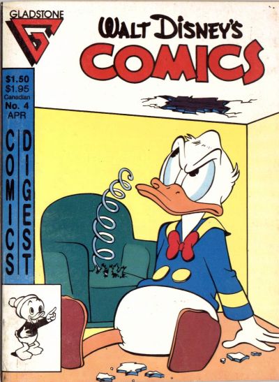 Cover for Walt Disney's Comics Digest (Gladstone, 1986 series) #4