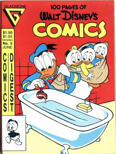 Cover for Walt Disney's Comics Digest (Gladstone, 1986 series) #5