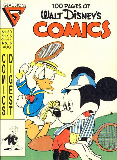 Cover for Walt Disney's Comics Digest (Gladstone, 1986 series) #6