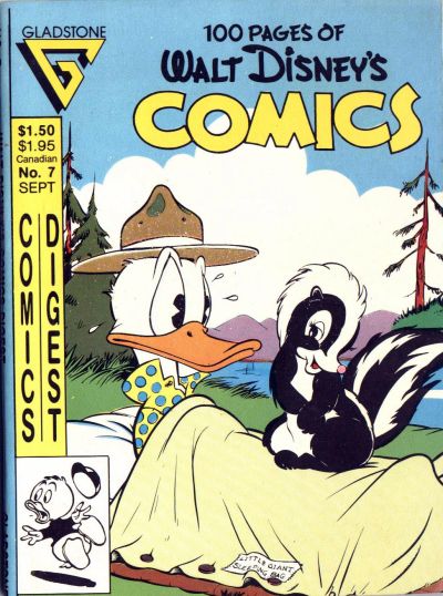Cover for Walt Disney's Comics Digest (Gladstone, 1986 series) #7