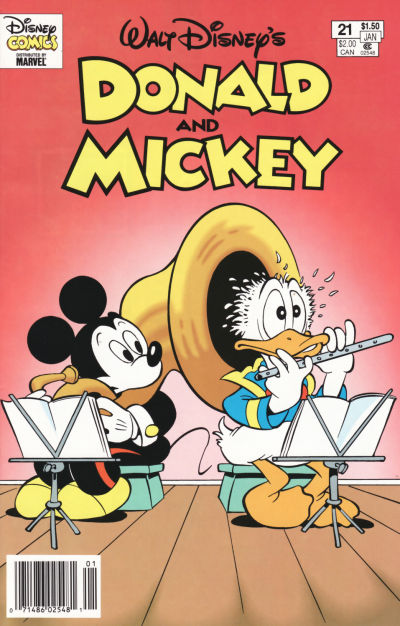 Cover for Walt Disney's Donald and Mickey (Gladstone, 1993 series) #21 [Newsstand]