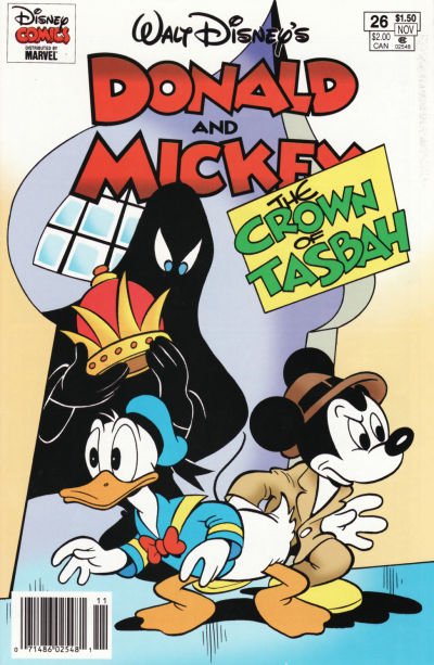 Cover for Walt Disney's Donald and Mickey (Gladstone, 1993 series) #26 [Newsstand]