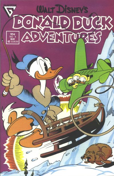 Cover for Walt Disney's Donald Duck Adventures (Gladstone, 1987 series) #4 [Newsstand]