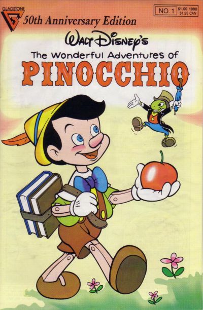 Cover for Walt Disney's Pinocchio Special (Gladstone, 1990 series) #1 [Direct]
