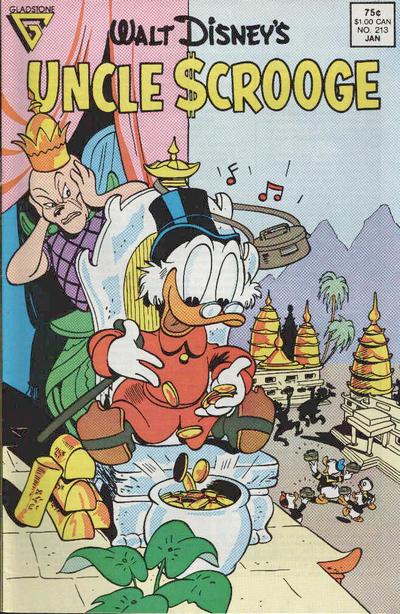 Cover for Walt Disney's Uncle Scrooge (Gladstone, 1986 series) #213 [Direct]