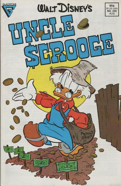 Cover for Walt Disney's Uncle Scrooge (Gladstone, 1986 series) #220 [Direct]