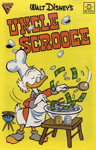 Cover for Walt Disney's Uncle Scrooge (Gladstone, 1986 series) #221 [Newsstand]