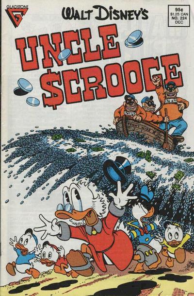 Cover for Walt Disney's Uncle Scrooge (Gladstone, 1986 series) #224 [Direct]