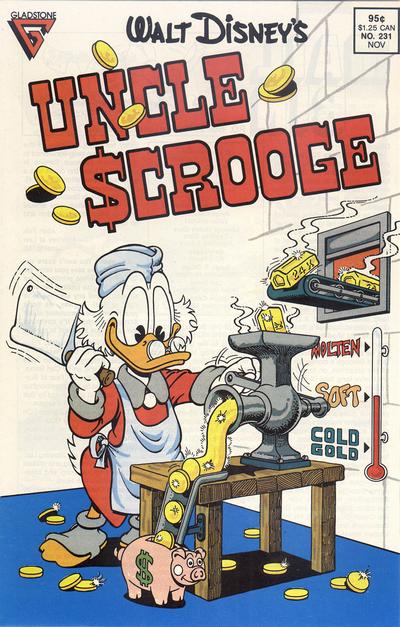 Cover for Walt Disney's Uncle Scrooge (Gladstone, 1986 series) #231