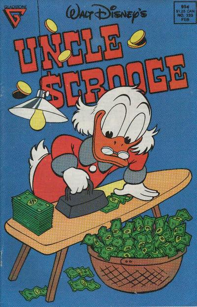 Cover for Walt Disney's Uncle Scrooge (Gladstone, 1986 series) #233 [Direct]