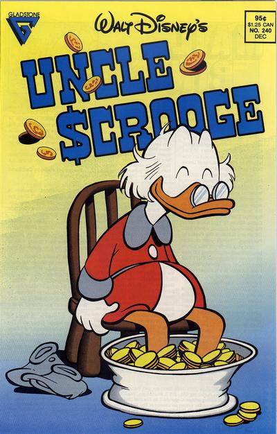Cover for Walt Disney's Uncle Scrooge (Gladstone, 1986 series) #240
