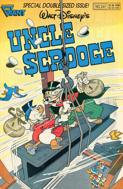 Cover for Walt Disney's Uncle Scrooge (Gladstone, 1986 series) #241 [Direct]