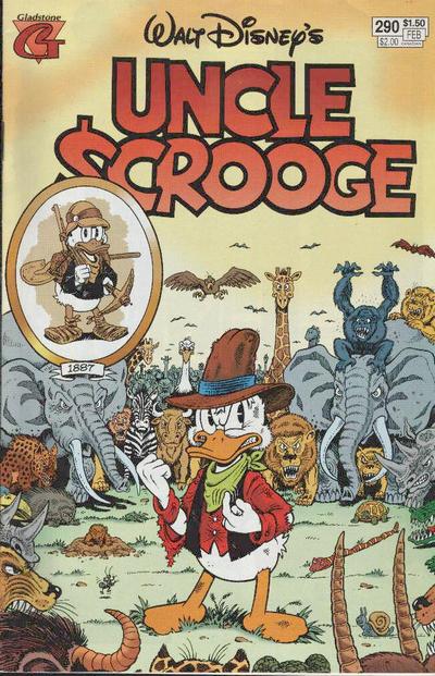 Cover for Walt Disney's Uncle Scrooge (Gladstone, 1993 series) #290
