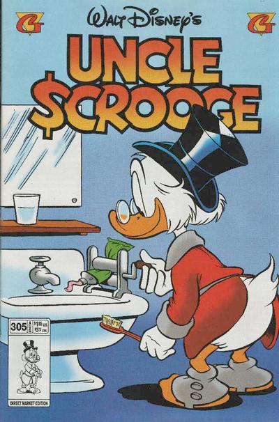 Cover for Walt Disney's Uncle Scrooge (Gladstone, 1993 series) #305 [Direct]