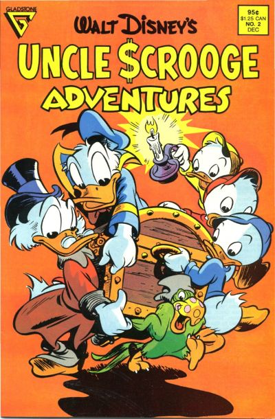 Cover for Walt Disney's Uncle Scrooge Adventures (Gladstone, 1987 series) #2
