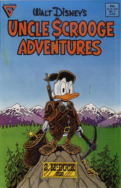 Cover for Walt Disney's Uncle Scrooge Adventures (Gladstone, 1987 series) #5 [Direct]
