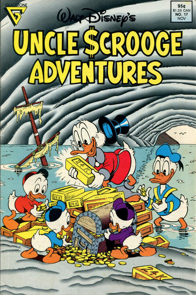 Cover for Walt Disney's Uncle Scrooge Adventures (Gladstone, 1987 series) #17 [Direct]