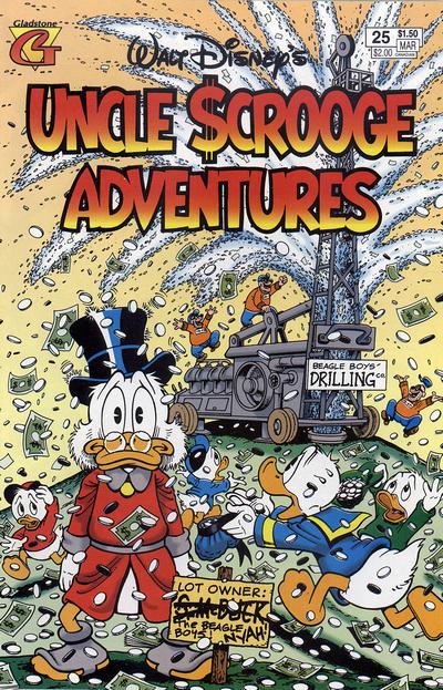 Cover for Walt Disney's Uncle Scrooge Adventures (Gladstone, 1993 series) #25 [Direct]