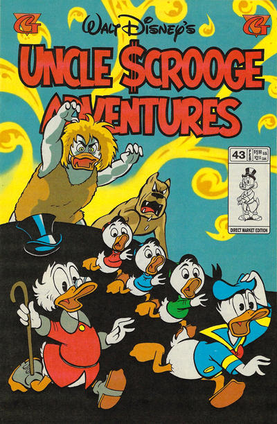 Cover for Walt Disney's Uncle Scrooge Adventures (Gladstone, 1993 series) #43