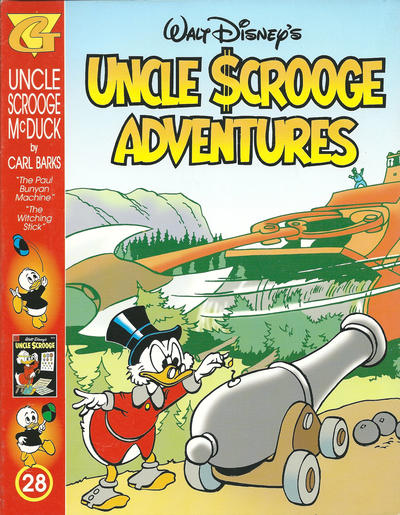 Cover for Walt Disney's Uncle Scrooge Adventures in Color (Gladstone, 1996 series) #28
