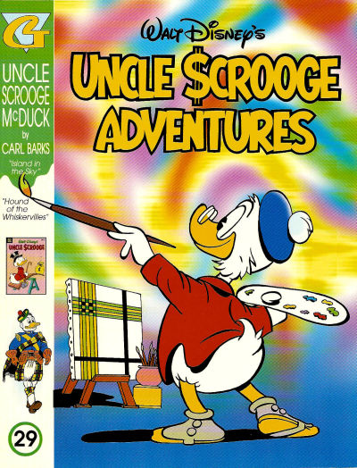 Cover for Walt Disney's Uncle Scrooge Adventures in Color (Gladstone, 1996 series) #29