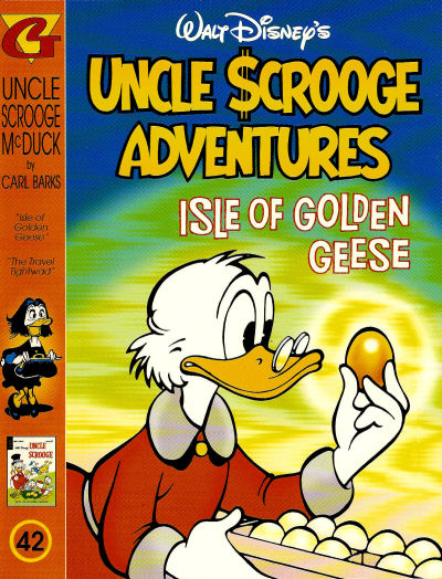 Cover for Walt Disney's Uncle Scrooge Adventures in Color (Gladstone, 1996 series) #42