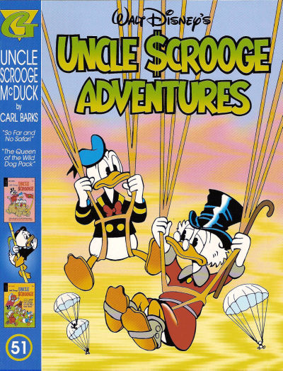 Cover for Walt Disney's Uncle Scrooge Adventures in Color (Gladstone, 1996 series) #51