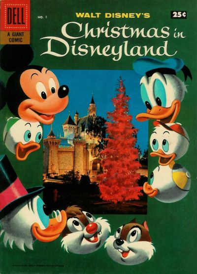Cover for Walt Disney's Christmas in Disneyland (Dell, 1957 series) #1
