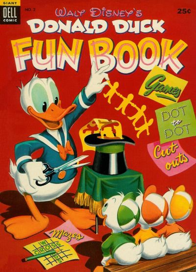 Cover for Walt Disney's Donald Duck Fun Book (Dell, 1953 series) #2