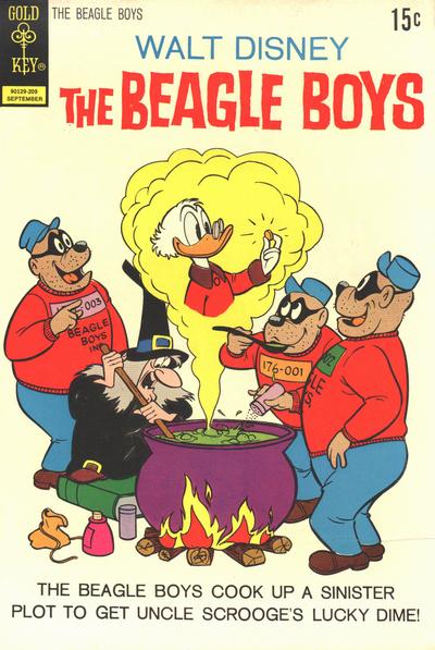 Cover for Walt Disney the Beagle Boys (Western, 1964 series) #14 [Gold Key]