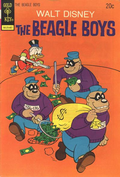 Cover for Walt Disney the Beagle Boys (Western, 1964 series) #21 [Gold Key]