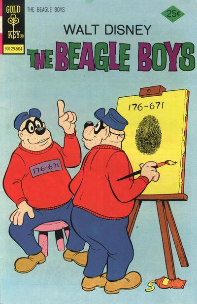 Cover for Walt Disney the Beagle Boys (Western, 1964 series) #24 [Gold Key]