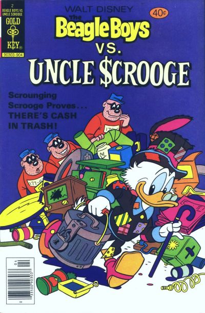 Cover for Walt Disney the Beagle Boys versus Uncle Scrooge (Western, 1979 series) #2 [Gold Key]