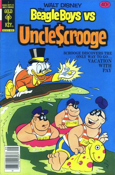 Cover for Walt Disney the Beagle Boys versus Uncle Scrooge (Western, 1979 series) #7 [Gold Key]