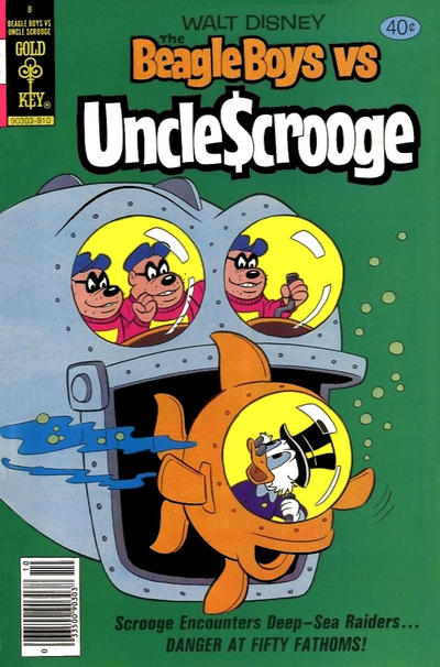 Cover for Walt Disney the Beagle Boys versus Uncle Scrooge (Western, 1979 series) #8 [Gold Key]