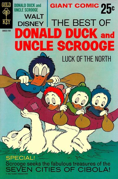 Cover for Walt Disney the Best of Donald Duck and Uncle Scrooge (Western, 1964 series) #2