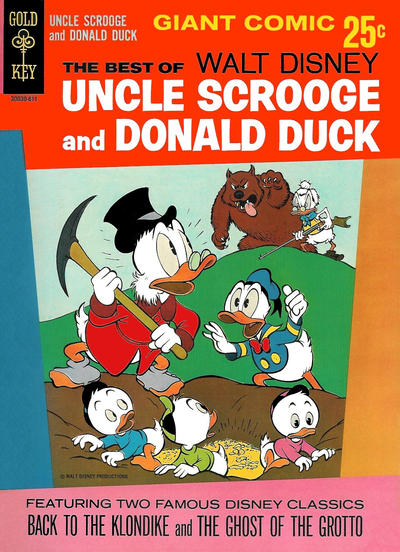 Cover for Walt Disney the Best of Uncle Scrooge and Donald Duck (Western, 1966 series) #1