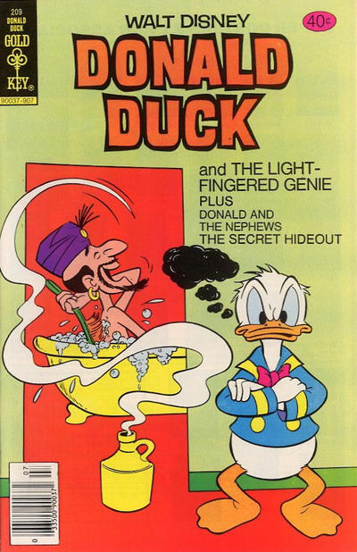 Cover for Donald Duck (Western, 1962 series) #209 [Gold Key]