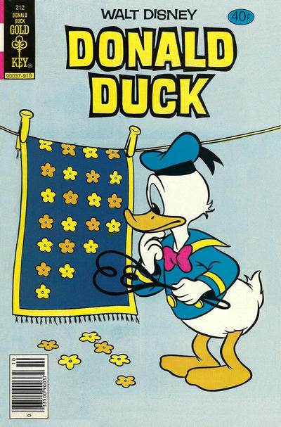 Cover for Donald Duck (Western, 1962 series) #212 [Gold Key]