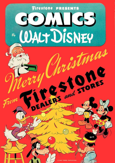 Cover for Donald and Mickey Merry Christmas (Dell, 1943 series) #1943
