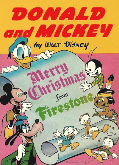 Cover for Donald and Mickey Merry Christmas (Dell, 1943 series) #1944